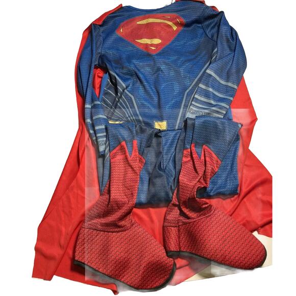 Batman vs Superman: Dawn of Justice Superman Value Costume, Kids Medium. EUC - Picture 2 of 10
